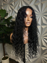 Load image into Gallery viewer, 24” Jet black curly wig